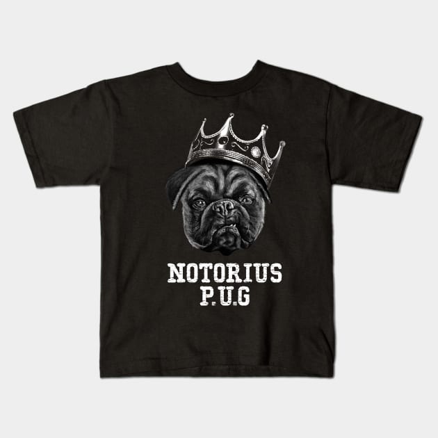 Notorious P.U.G Kids T-Shirt by Vincent Trinidad Art